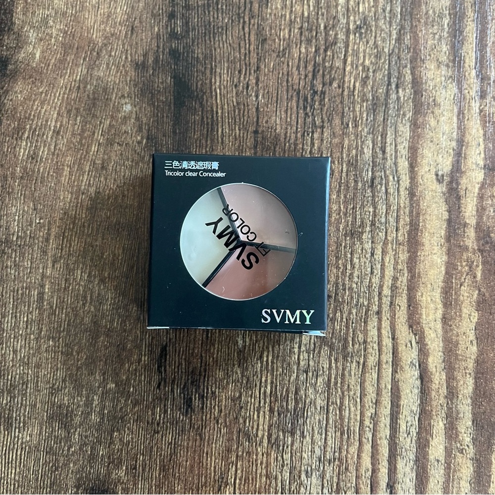 Tricolor Concealer Palette - Cream and Brown